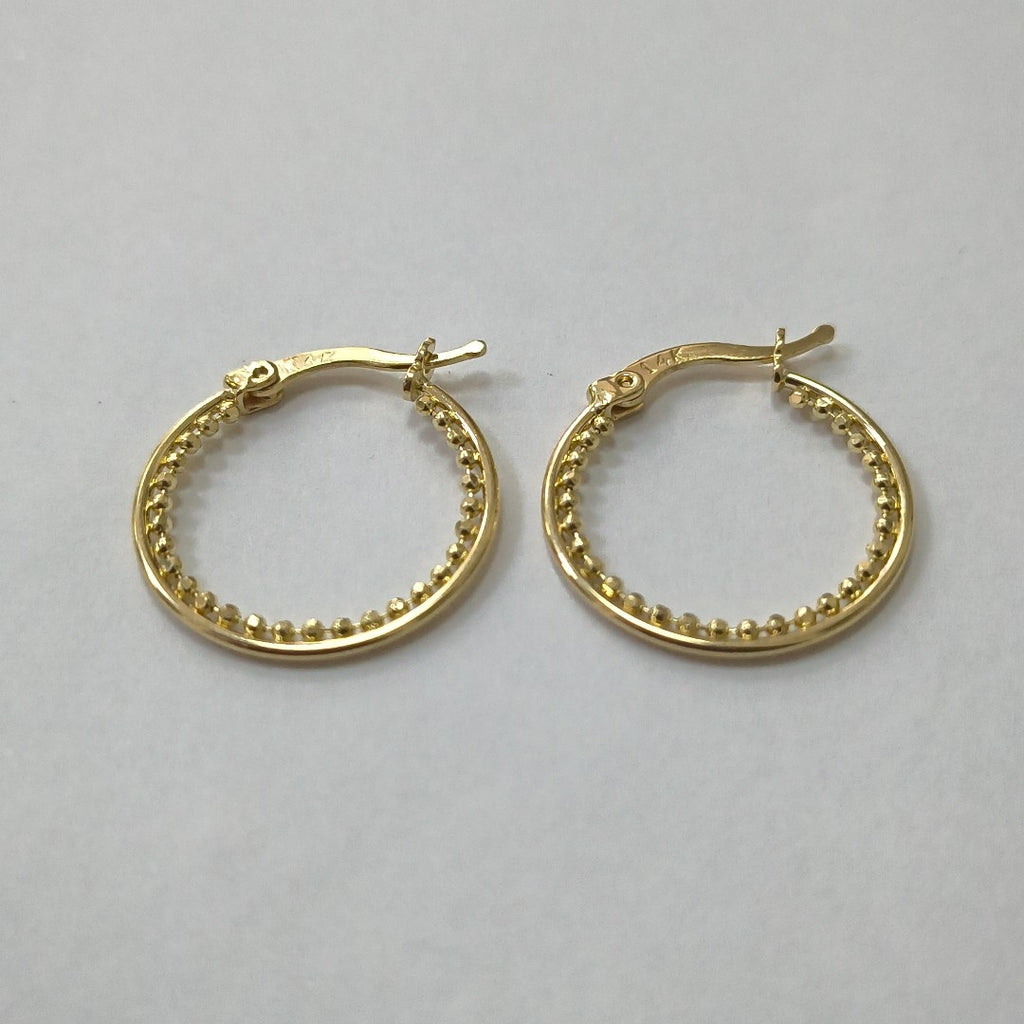 ARRACADAS ORO 14K 1.9 (NUEVO)
