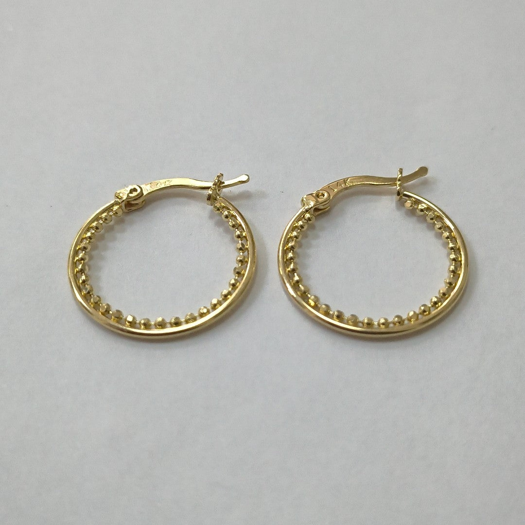 ARRACADAS ORO 14K 1.9 (NUEVO)