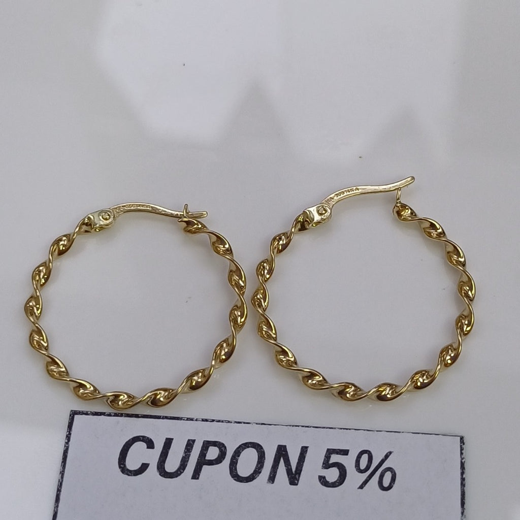 ARRACADAS ORO 14K 1.6 (NUEVO)
