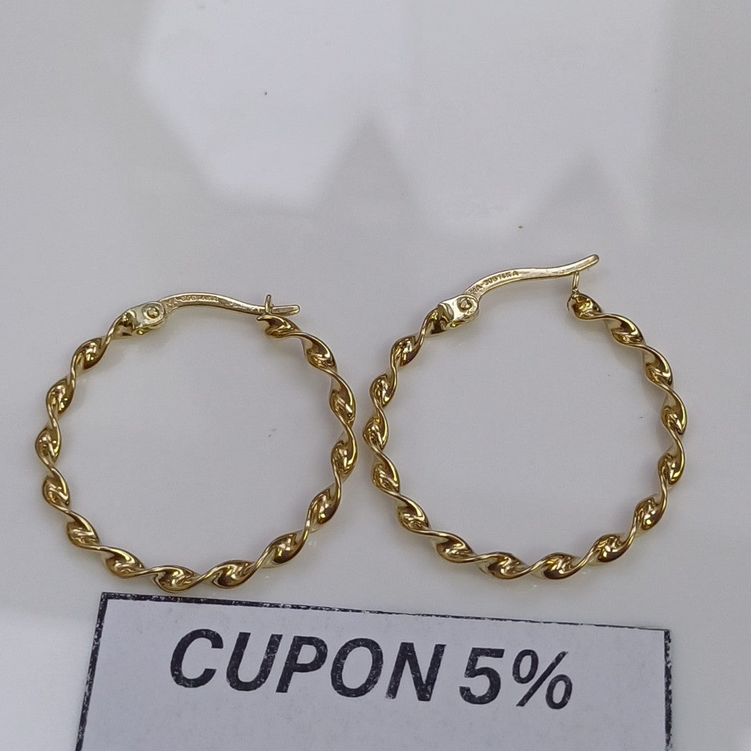 ARRACADAS ORO 14K 1.6 (NUEVO)