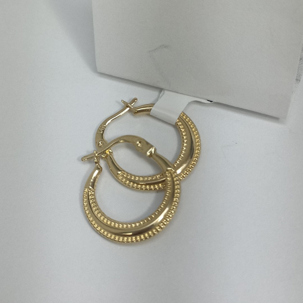 ARRACADAS ORO 14K 1.2 (NUEVO)