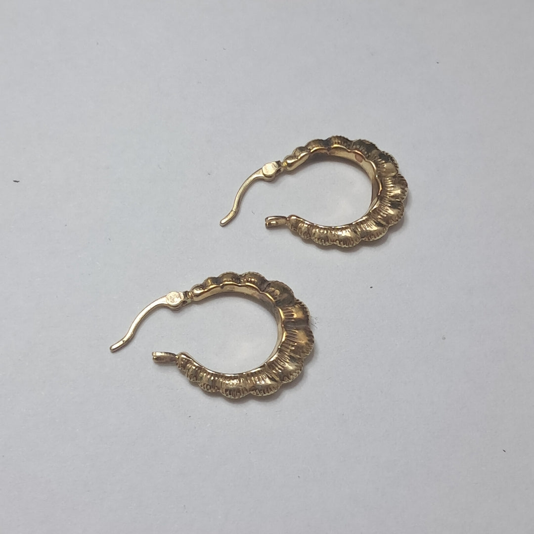 ARRACADAS PAR ORO 10 K 1,50 GRMS (SEMINUEVO)
