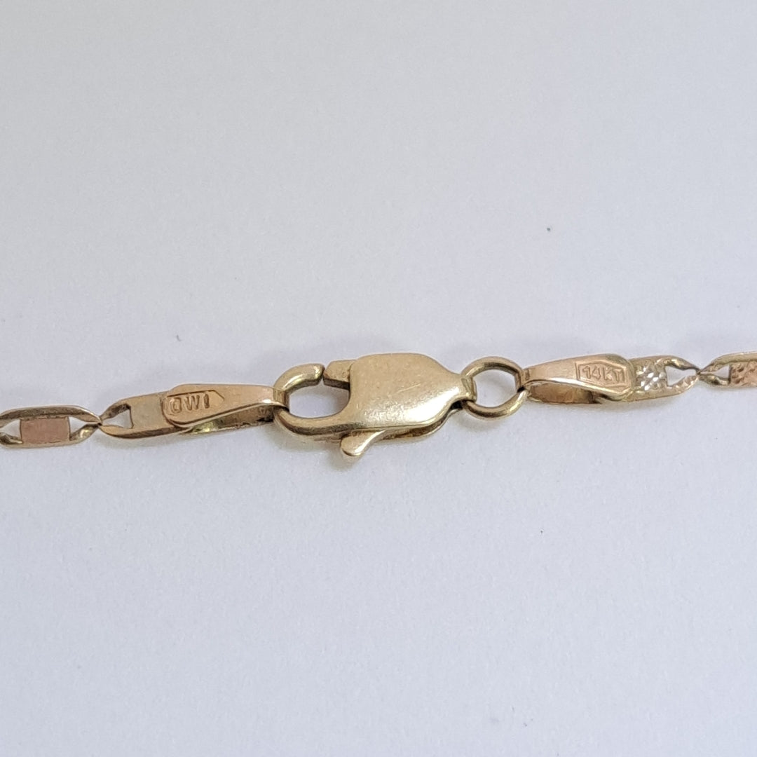 CADENA ORO 14 K 4.5 GRMS (SEMINUEVO)