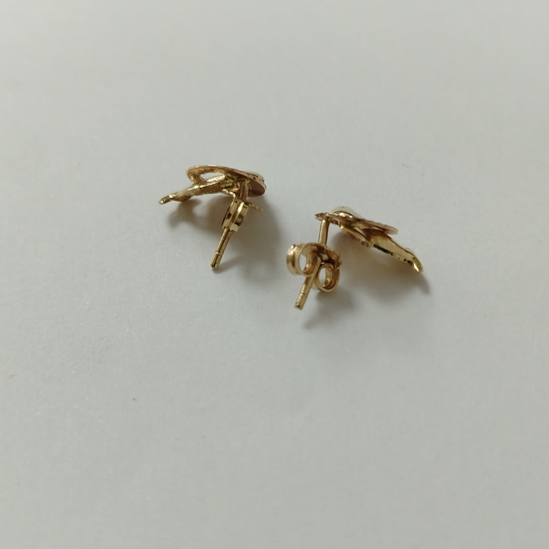 BROQUELES PAR ORO 14 K 1,20 GRMS (SEMINUEVO)