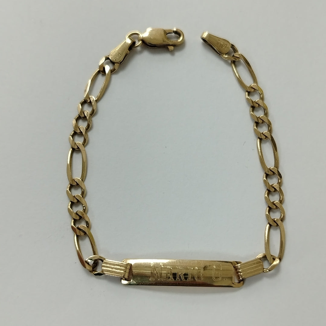 ESCLAVA ORO 14 K 3.8 GRMS (SEMINUEVO)
