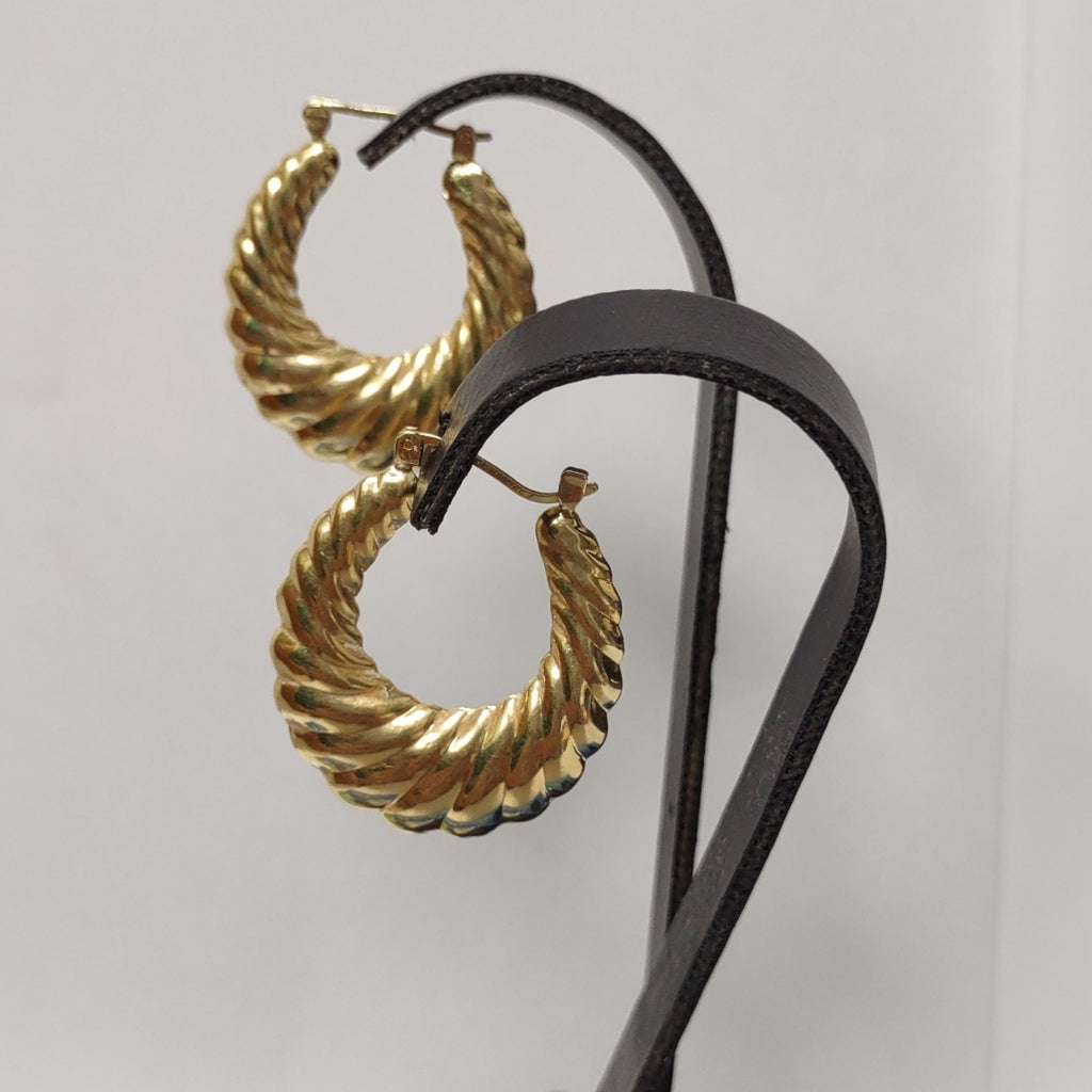 ARRACADAS PAR ORO 14 K 3.7 GRMS (SEMINUEVO)