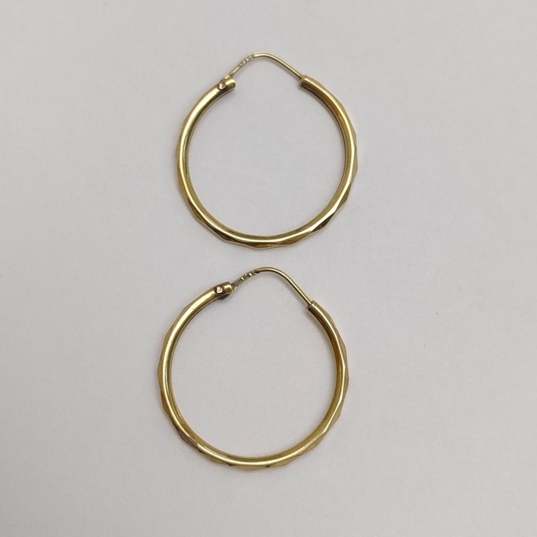 ARRACADAS PAR ORO 14 K 1.8 GRMS (SEMINUEVO)