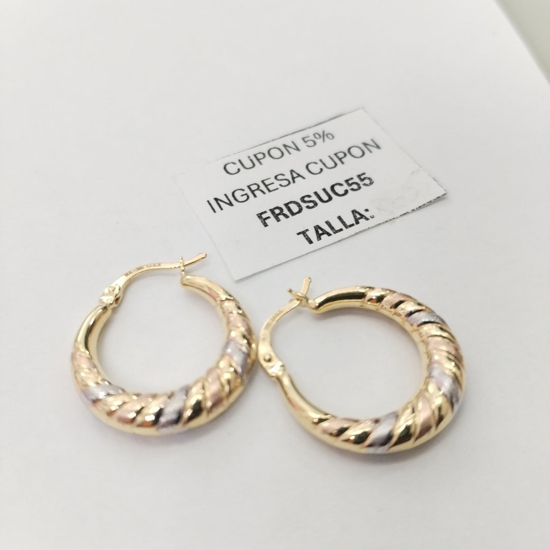 ARRACADAS ORO 14K 1.9 (NUEVO)
