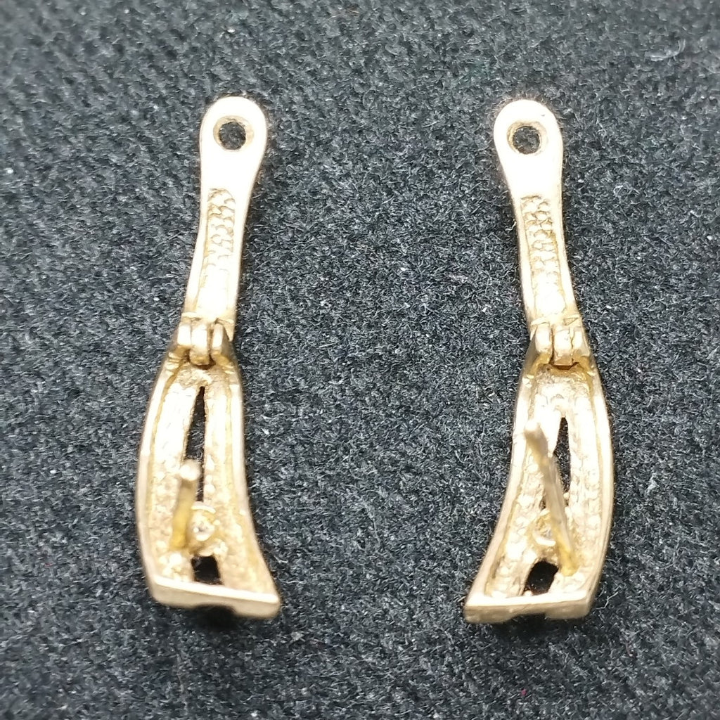ARETES PAR ORO 14 K 2.5 GRMS (SEMINUEVO)