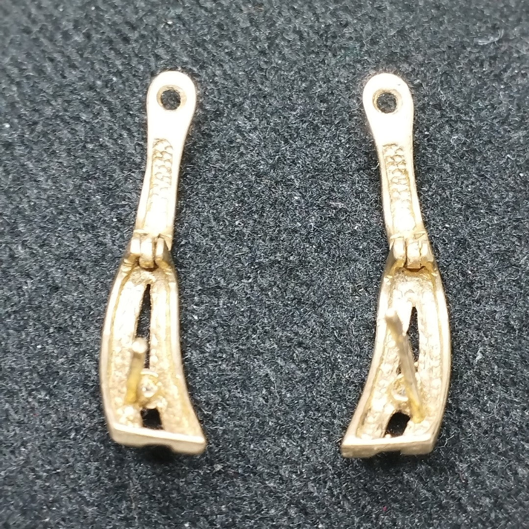 ARETES PAR ORO 14 K 2.5 GRMS (SEMINUEVO)