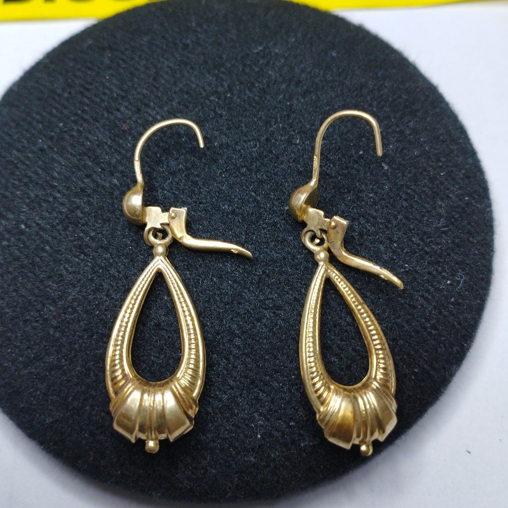 ARRACADAS PAR ORO 14 K 3.7 GRMS (SEMINUEVO)