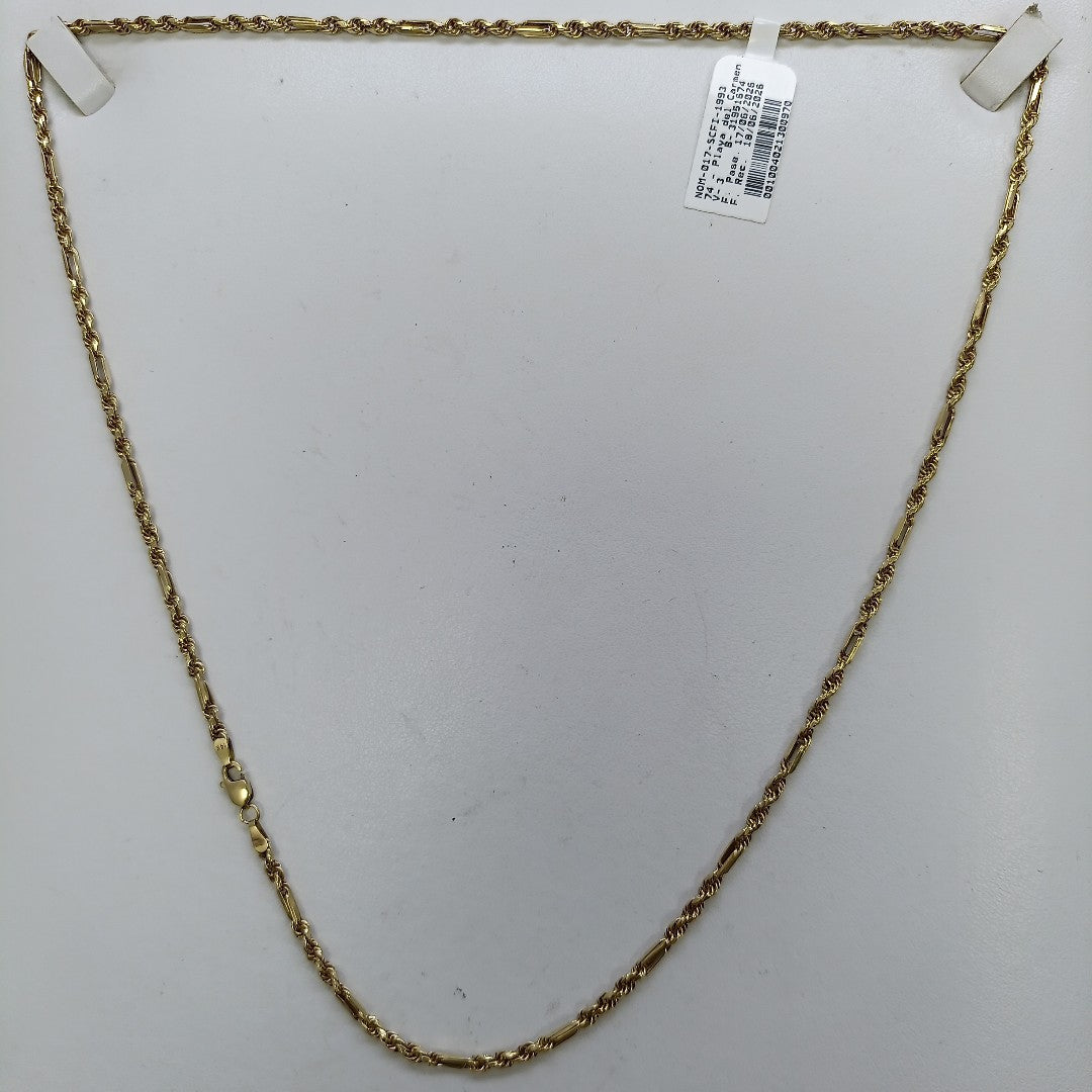 CADENA ORO 14 K 8.6 GRMS (SEMINUEVO)