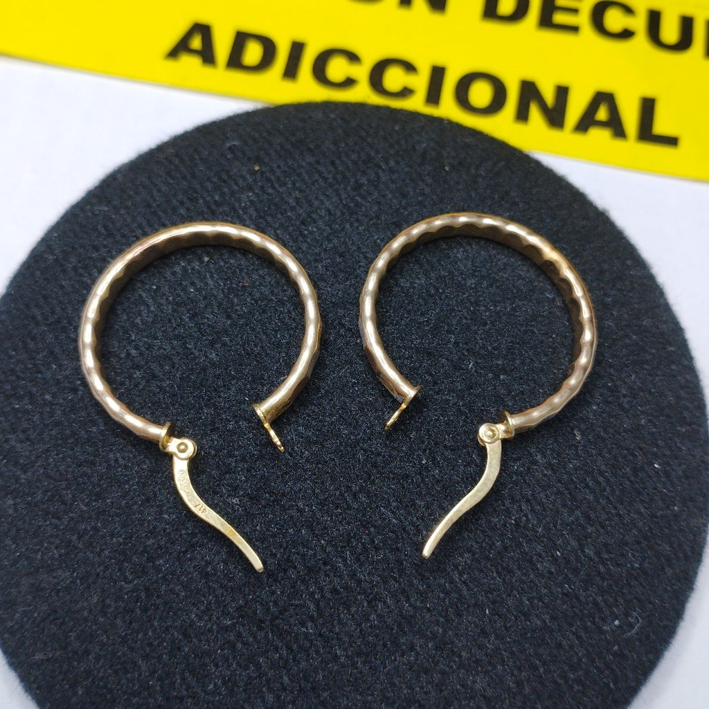 ARRACADAS PAR ORO 10 K 1.5 GRMS (SEMINUEVO)