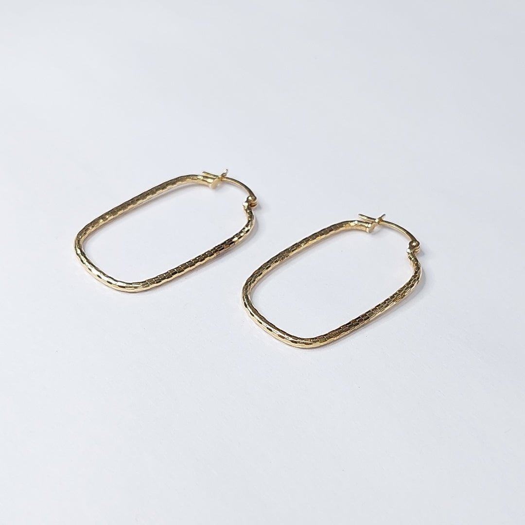 ARRACADAS PAR ORO 14 K 2,60 GRMS (SEMINUEVO)