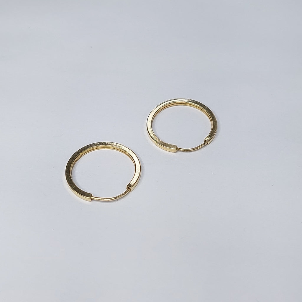 ARRACADAS PAR ORO 14 K 2 GRMS (SEMINUEVO)