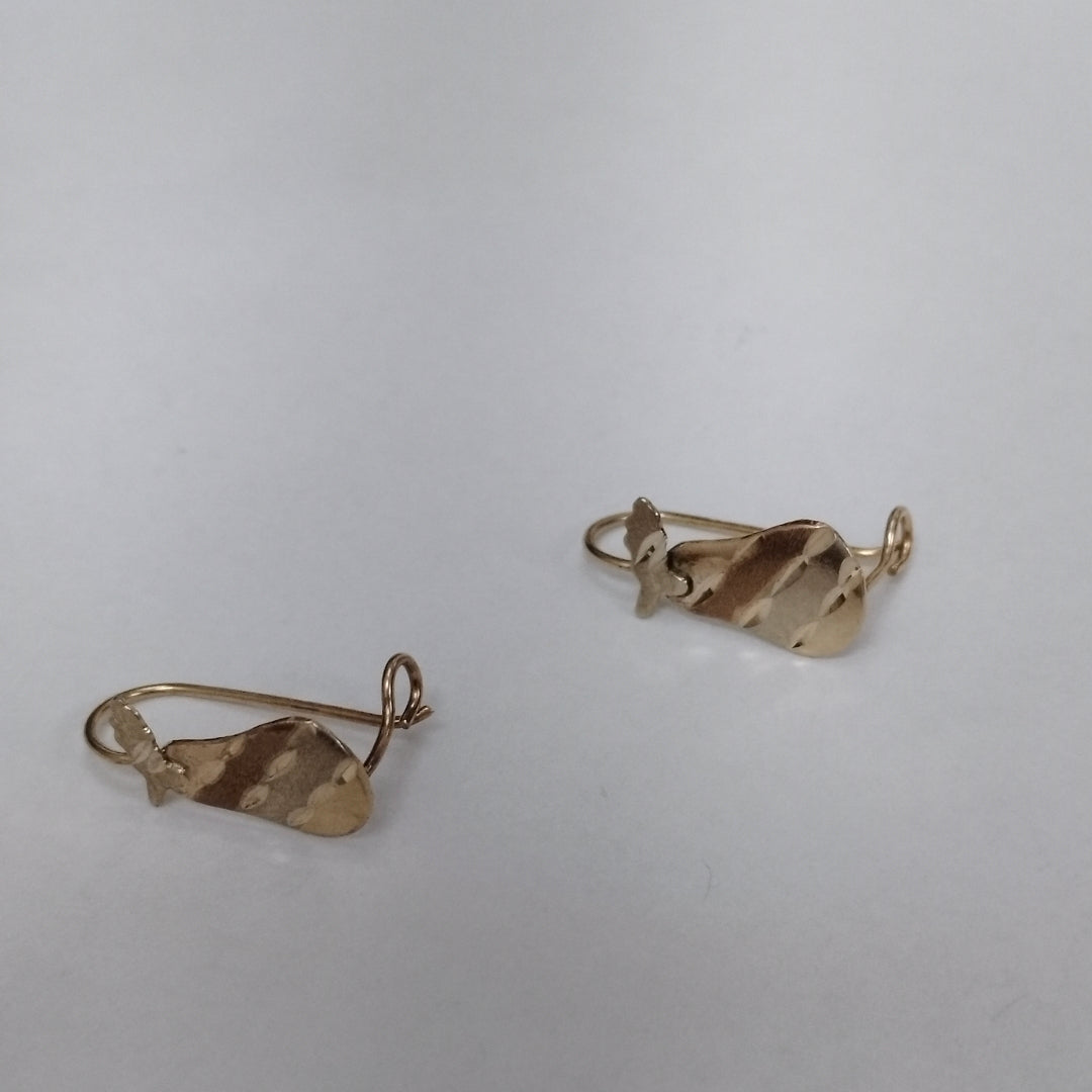 ARETES PAR ORO 10 K 0.8 GRMS (SEMINUEVO)