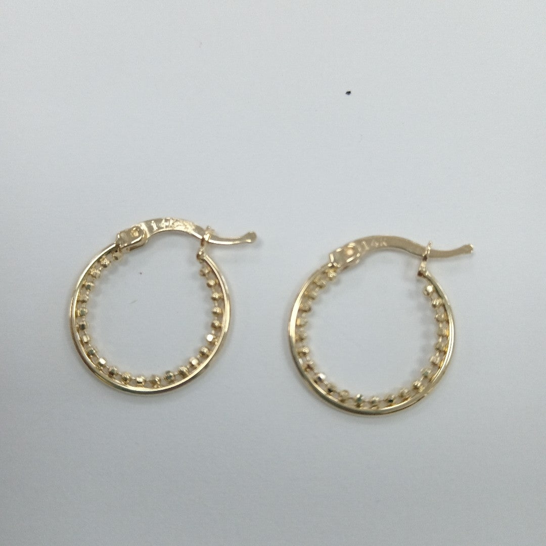 ARRACADAS ORO 14K 1.6 (NUEVO)