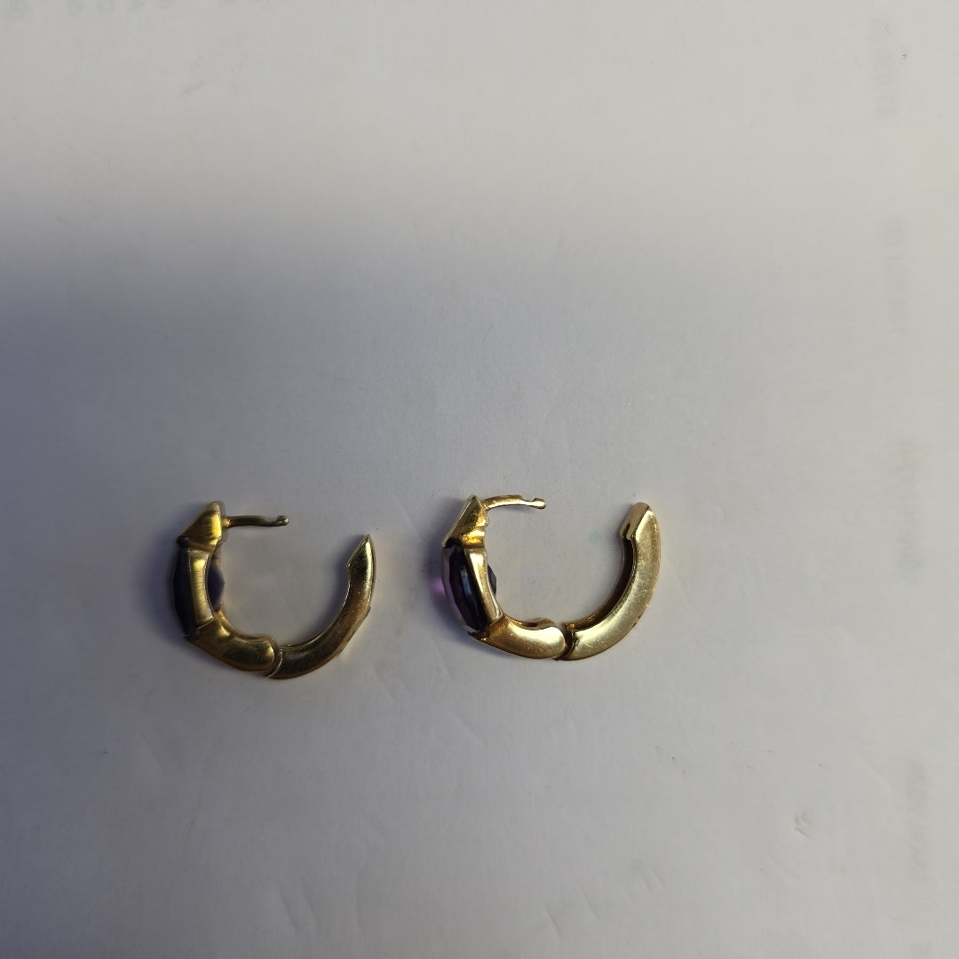 ARETES PAR ORO 14 K 7.6 GRMS (SEMINUEVO)