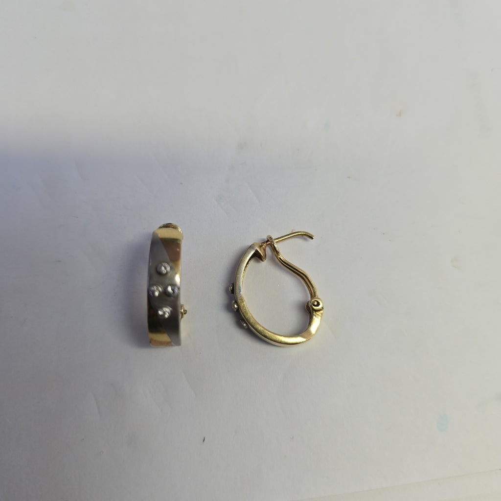 ARETES PAR ORO 14 K 5,00 GRMS (SEMINUEVO)