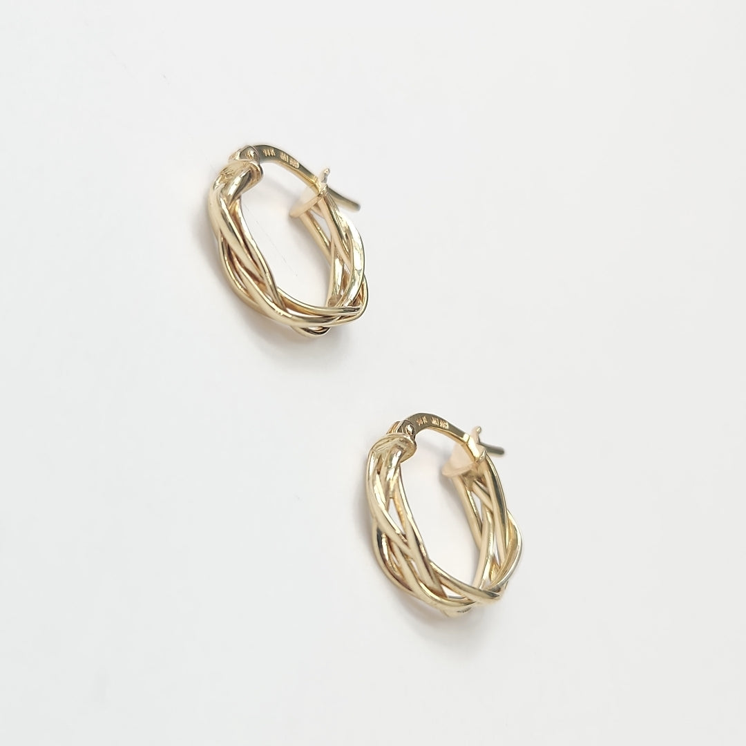 ARRACADAS ORO 14K 1.4 (NUEVO)