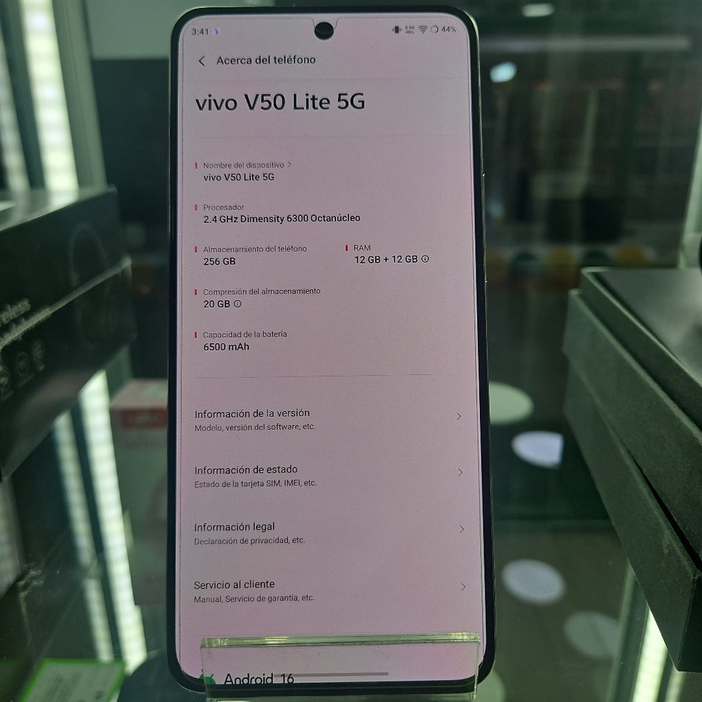 CELULAR VIVO V50 LITE 5G V2440 (2025) 256 GB 12 GB RAM (SEMINUEVO)