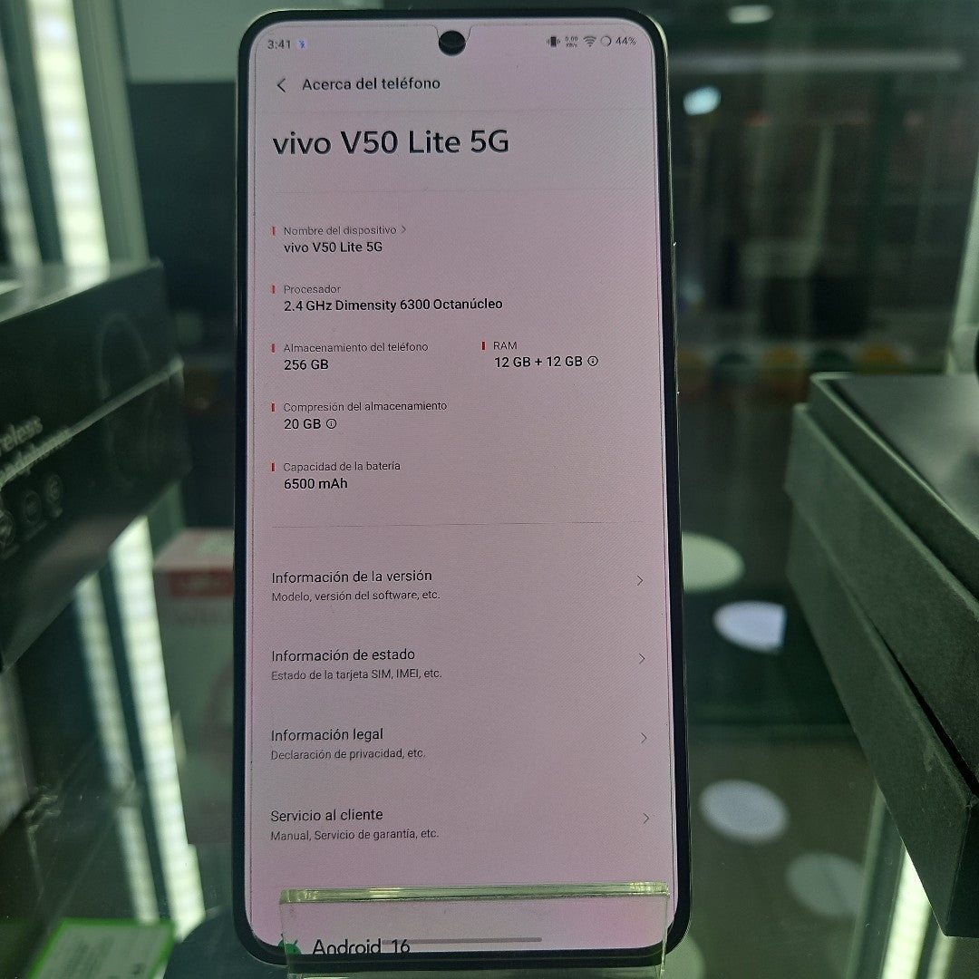 CELULAR VIVO V50 LITE 5G V2440 (2025) 256 GB 12 GB RAM (SEMINUEVO)
