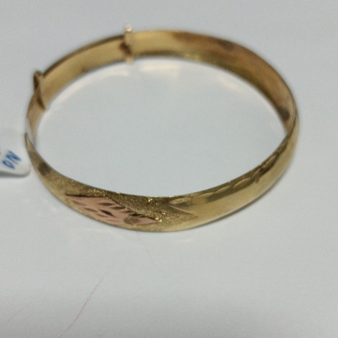 PULSERA RIGIDA ORO 14 K 7.8 GRMS (SEMINUEVO)