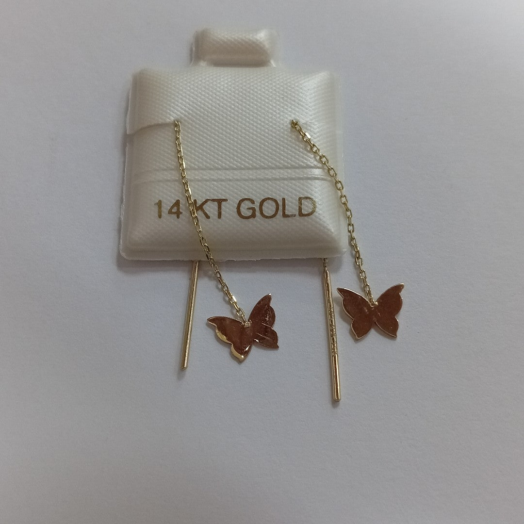 BROQUELES ORO 14K 0.7 (NUEVO)