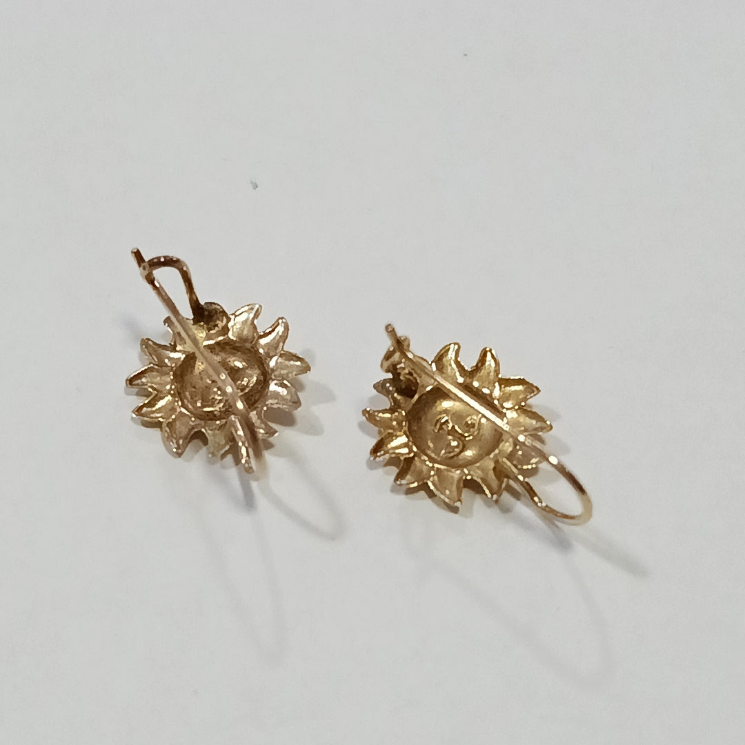 ARRACADAS PAR ORO 10 K 1.3 GRMS (SEMINUEVO)