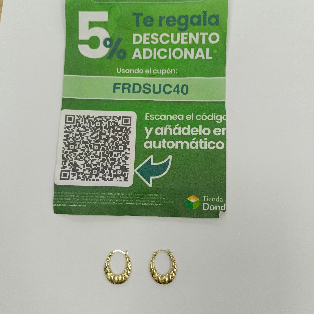 ARRACADAS ORO 14K 1.6 (NUEVO)