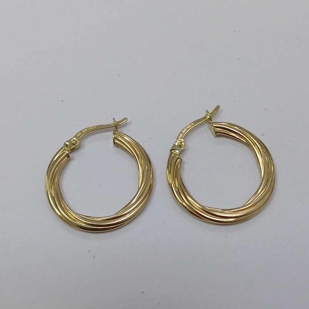 ARRACADAS ORO 14K 1.5 (NUEVO)
