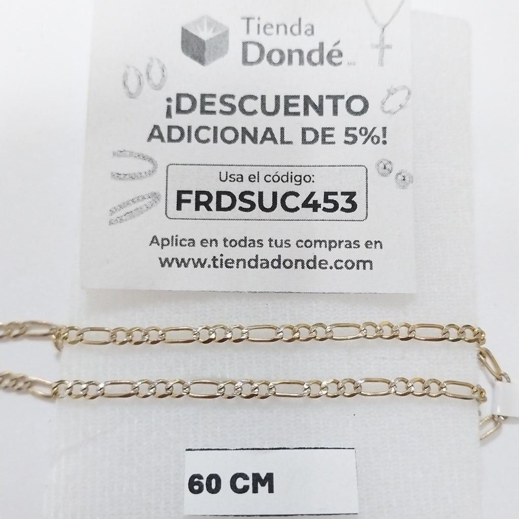 CADENA ORO 10 K 5,00 GRMS (SEMINUEVO)