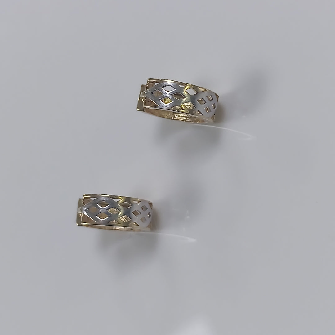 BROQUELES PAR ORO 14 K 2 GRMS (SEMINUEVO)