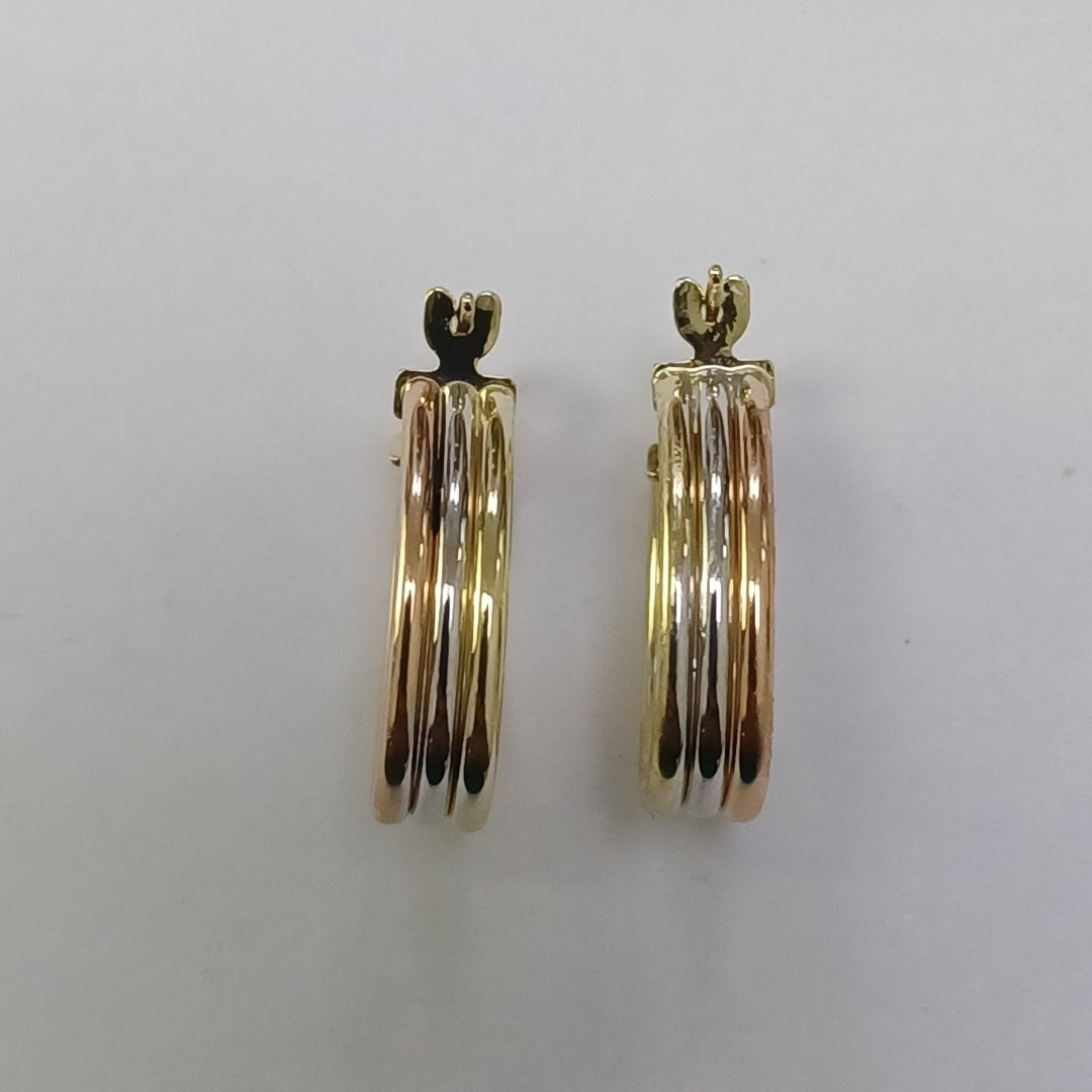 ARRACADAS ORO 14K 1.5 (NUEVO)