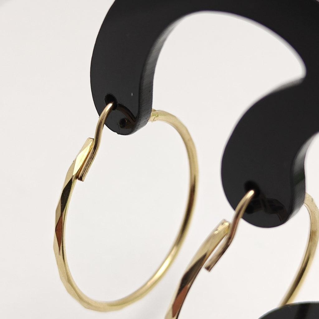 ARRACADAS PAR ORO 14 K 2.1 GRMS (SEMINUEVO)