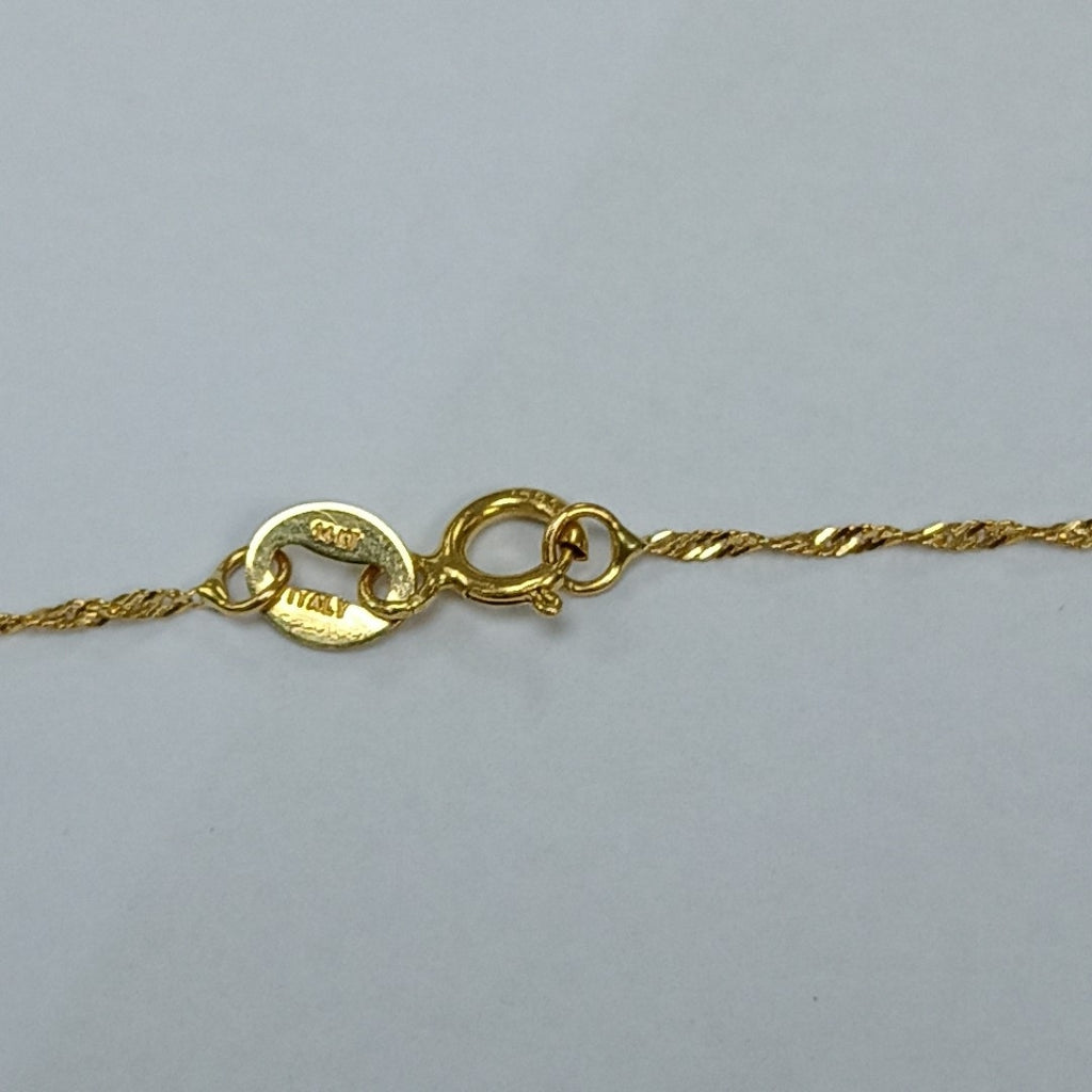 CADENA,DIJE ORO 14 K 1,40 GRMS (SEMINUEVO)