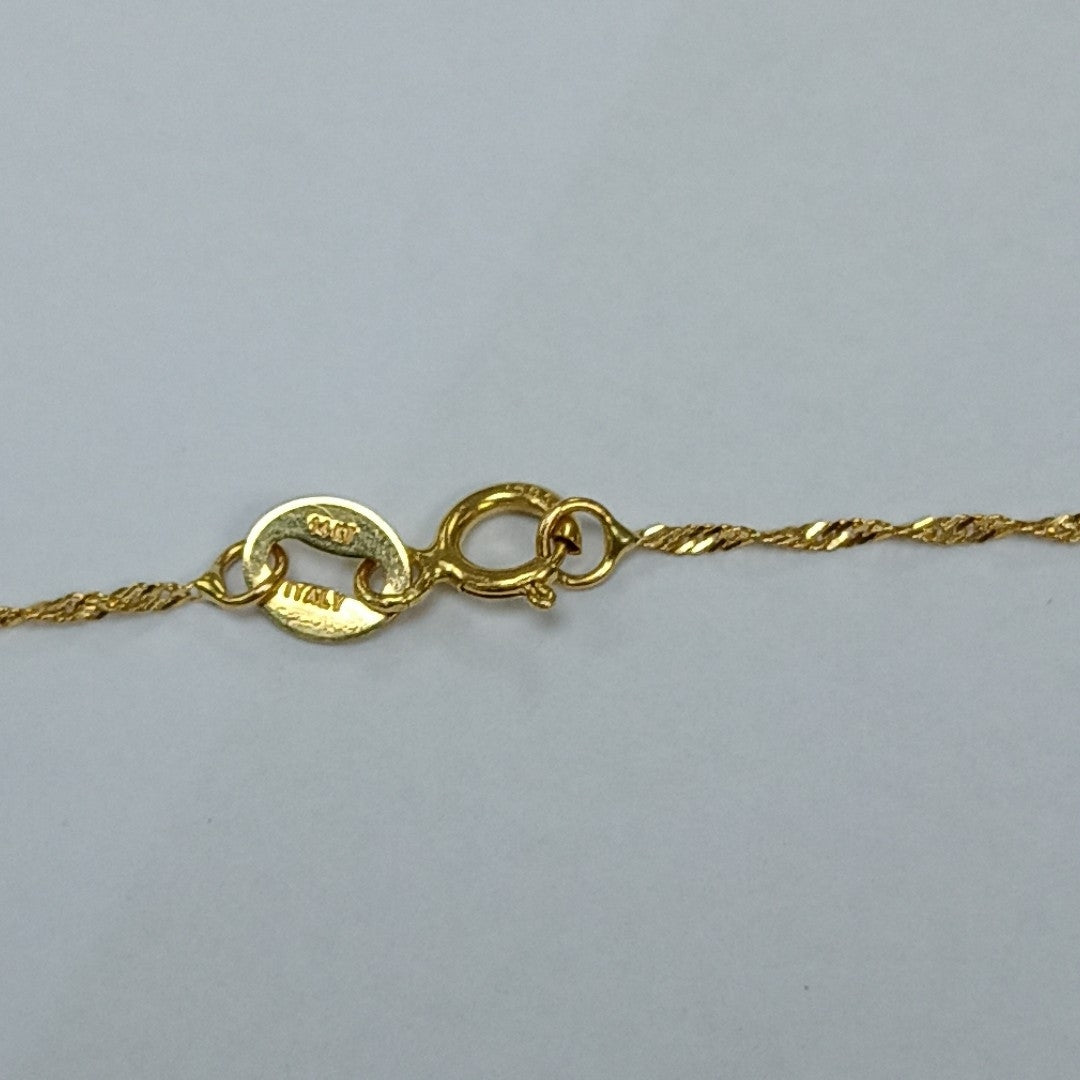 CADENA,DIJE ORO 14 K 1,40 GRMS (SEMINUEVO)