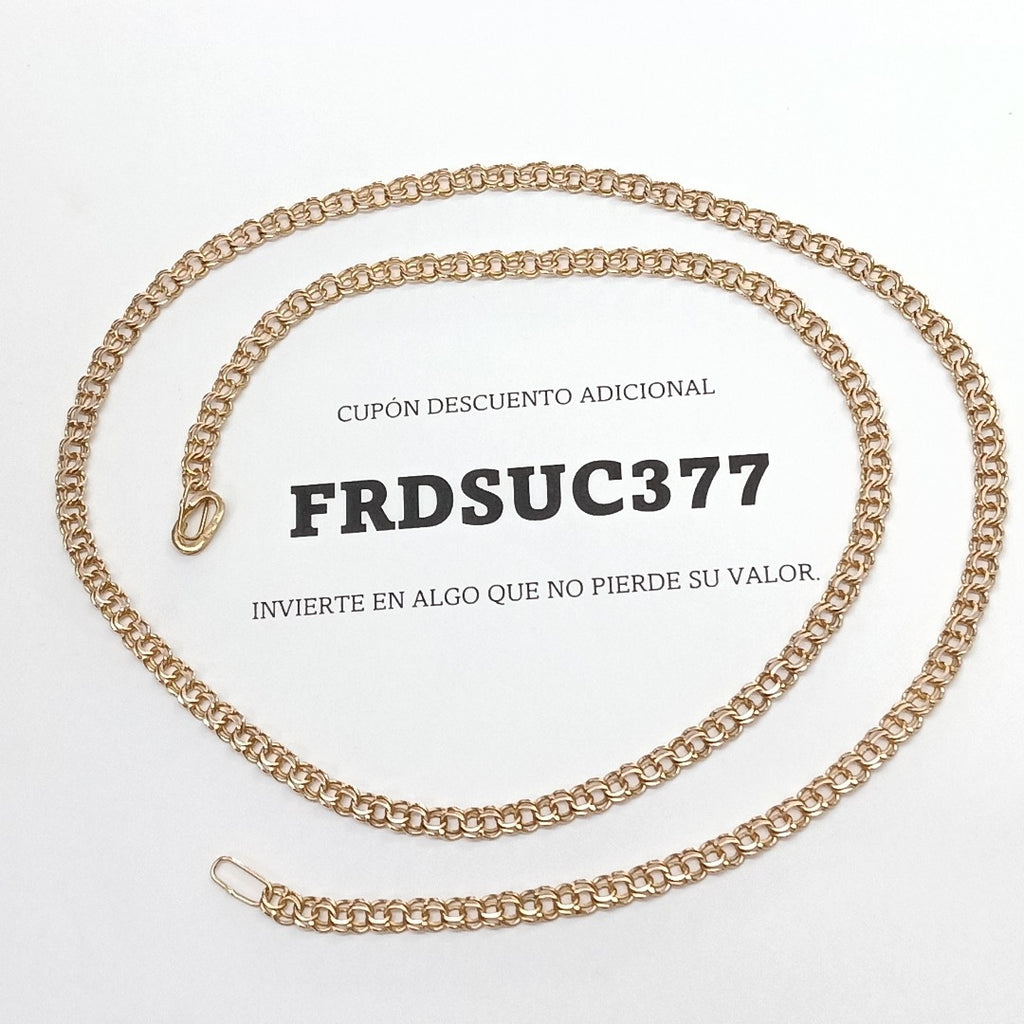 CADENA ORO 10 K 19.3 GRMS (SEMINUEVO)