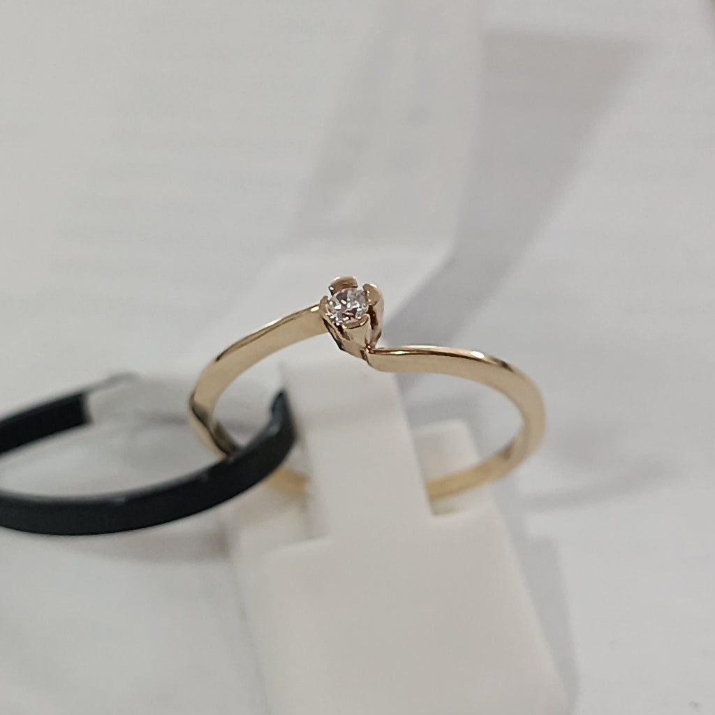 ANILLO ORO 14 K 1.3 GRMS (SEMINUEVO)