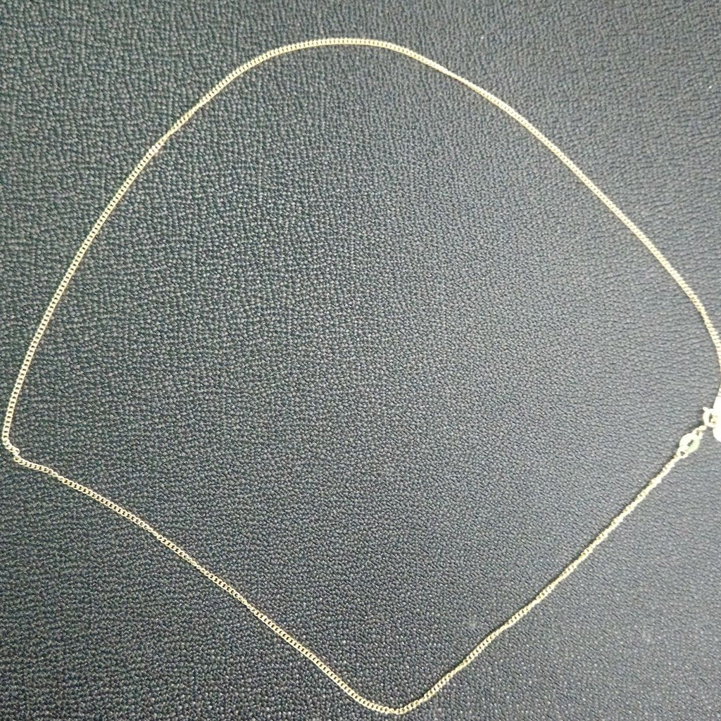CADENAS TEJIDO BARBADA ORO 10K 50 CM 2.7 GR (NUEVO)