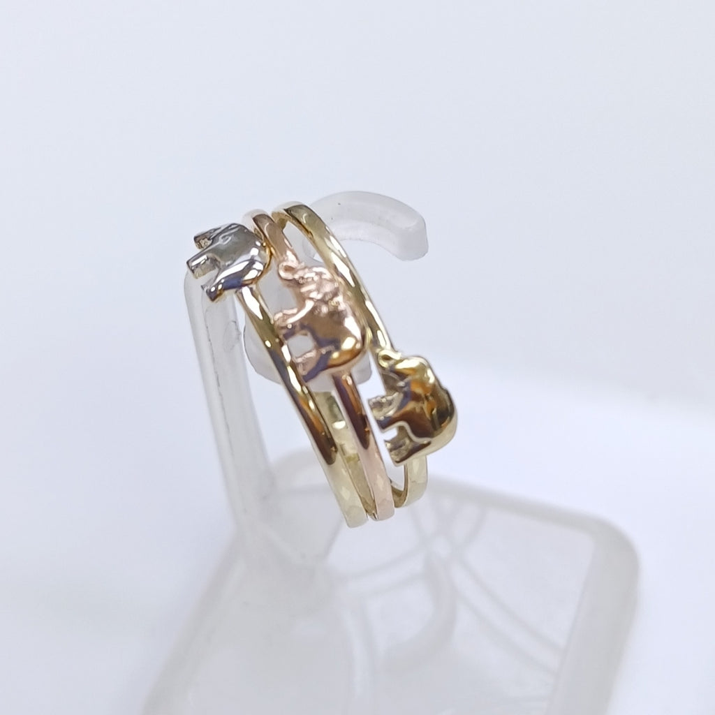 ANILLOS DAMA ORO 14K 2 (NUEVO)