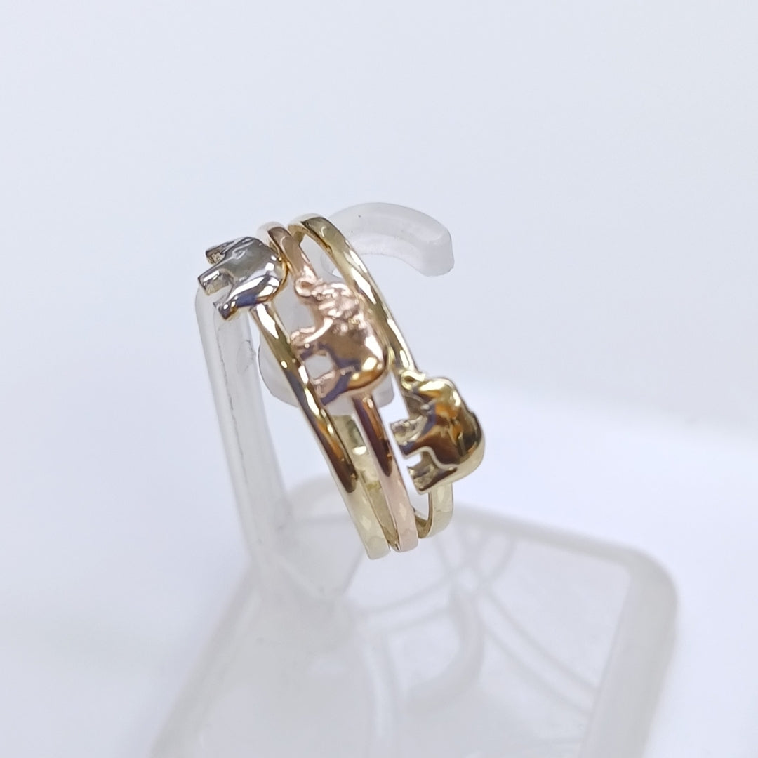 ANILLOS DAMA ORO 14K 2 (NUEVO)