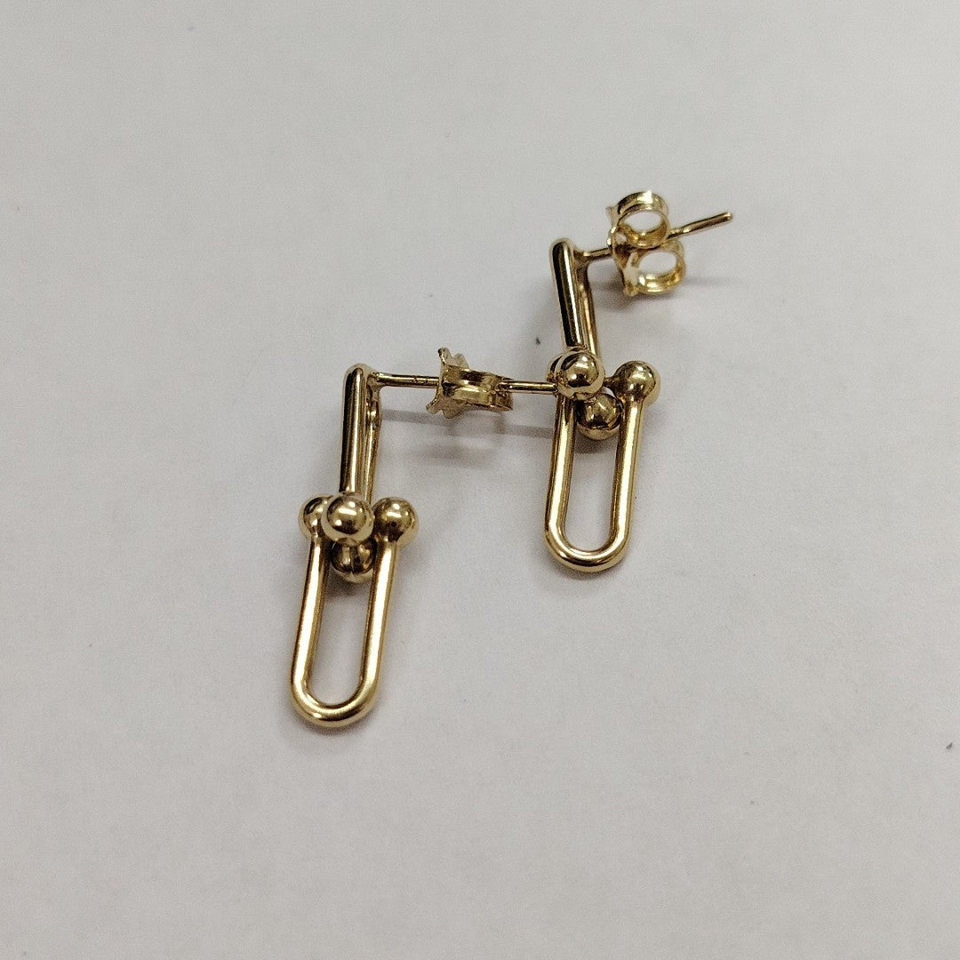 ARETES PAR ORO 10 K 1.3 GRMS (SEMINUEVO)