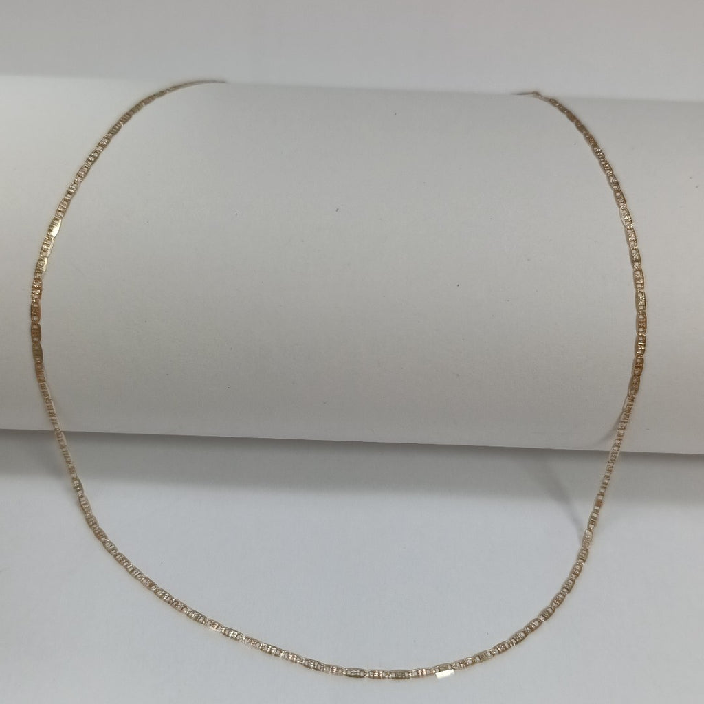 CADENA ORO COMBINADO 14 K 2,20 GRMS (SEMINUEVO)