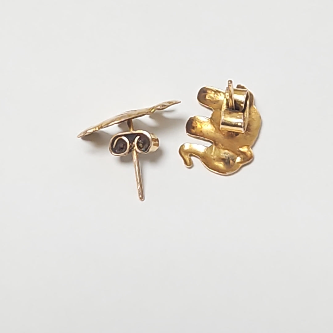 ARETES PAR ORO 10 K 1,00 GRMS (SEMINUEVO)