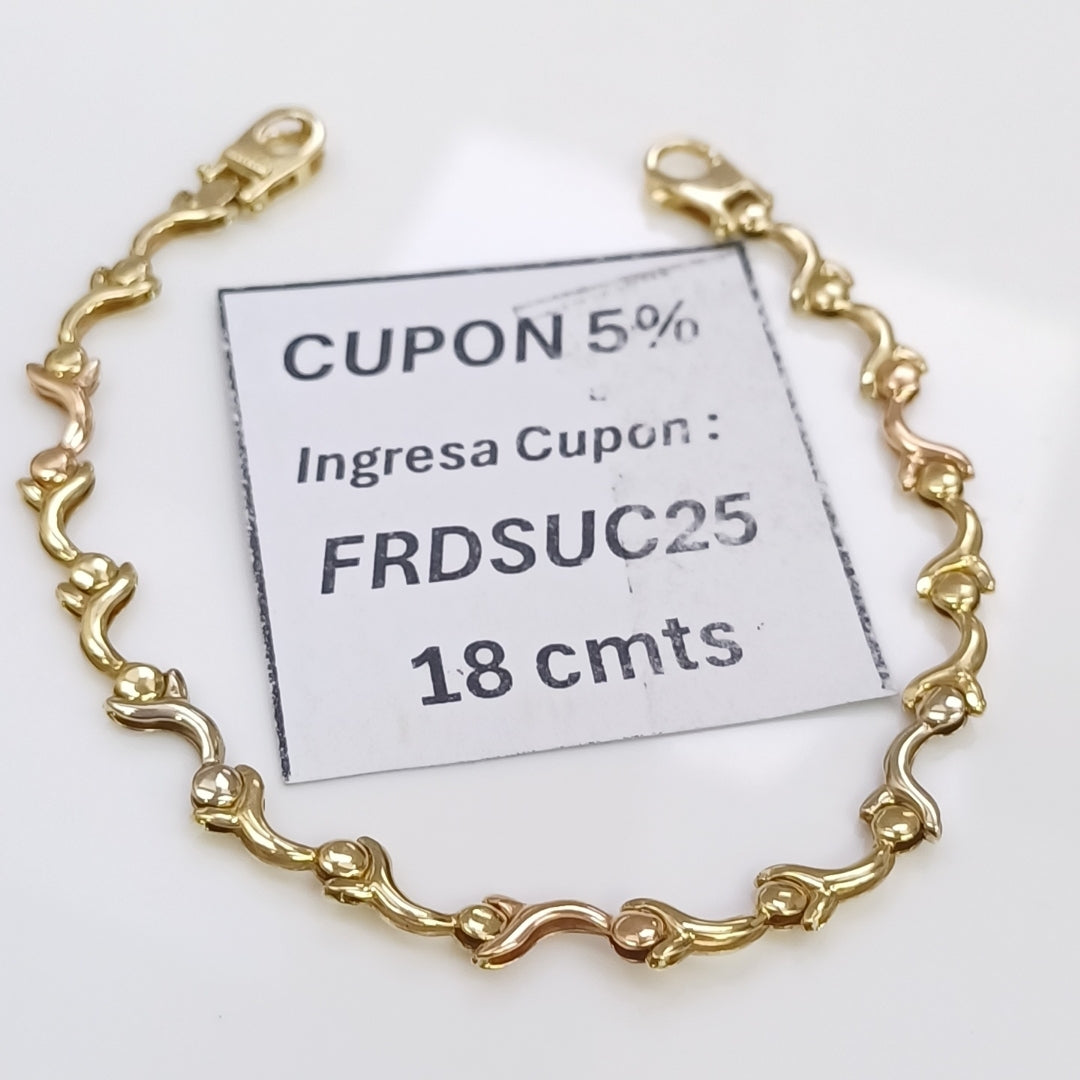 PULSERA ORO 14 K 4,80 GRMS (SEMINUEVO)