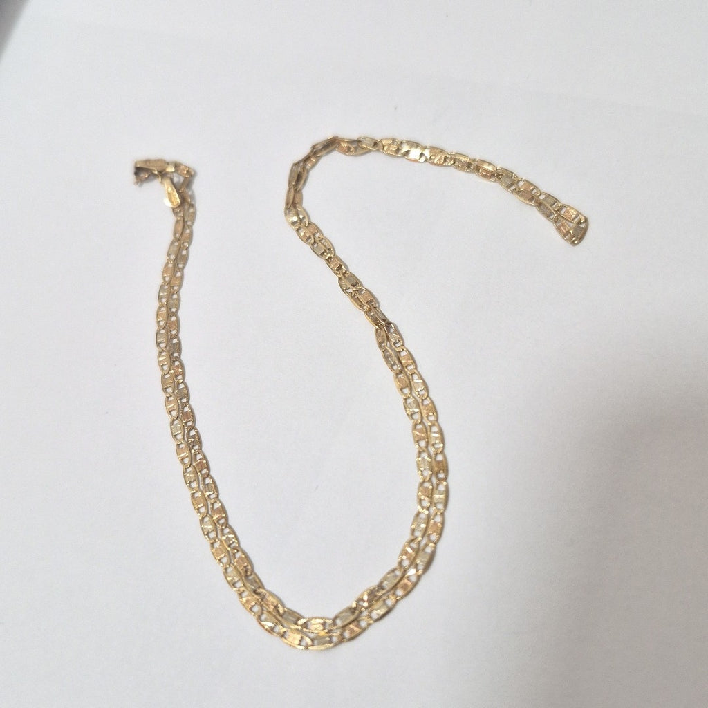 CADENA ORO, ORO COMBINADO 10 K 2.2 GRMS (SEMINUEVO)