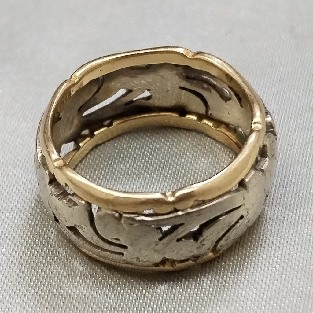 ARGOLLA ORO,ORO COMBINADO 14 K 5,70 GRMS (SEMINUEVO)