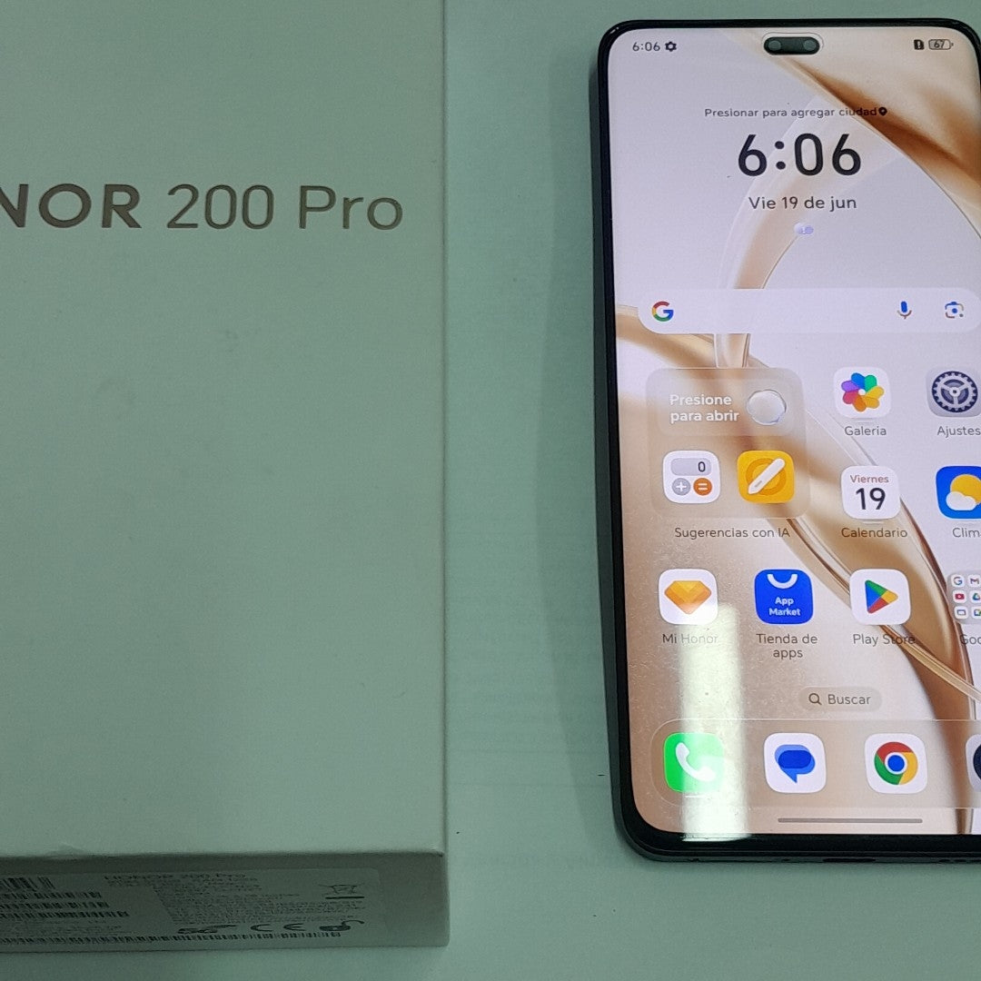 CELULAR HONOR 200 PRO ELP-NX9 (2024) 512 GB 12 GB RAM (SEMINUEVO)