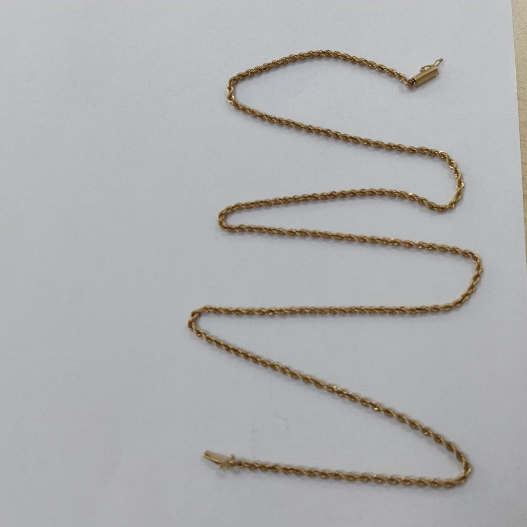 CADENA ORO 14 K 14.4 GRMS (SEMINUEVO)